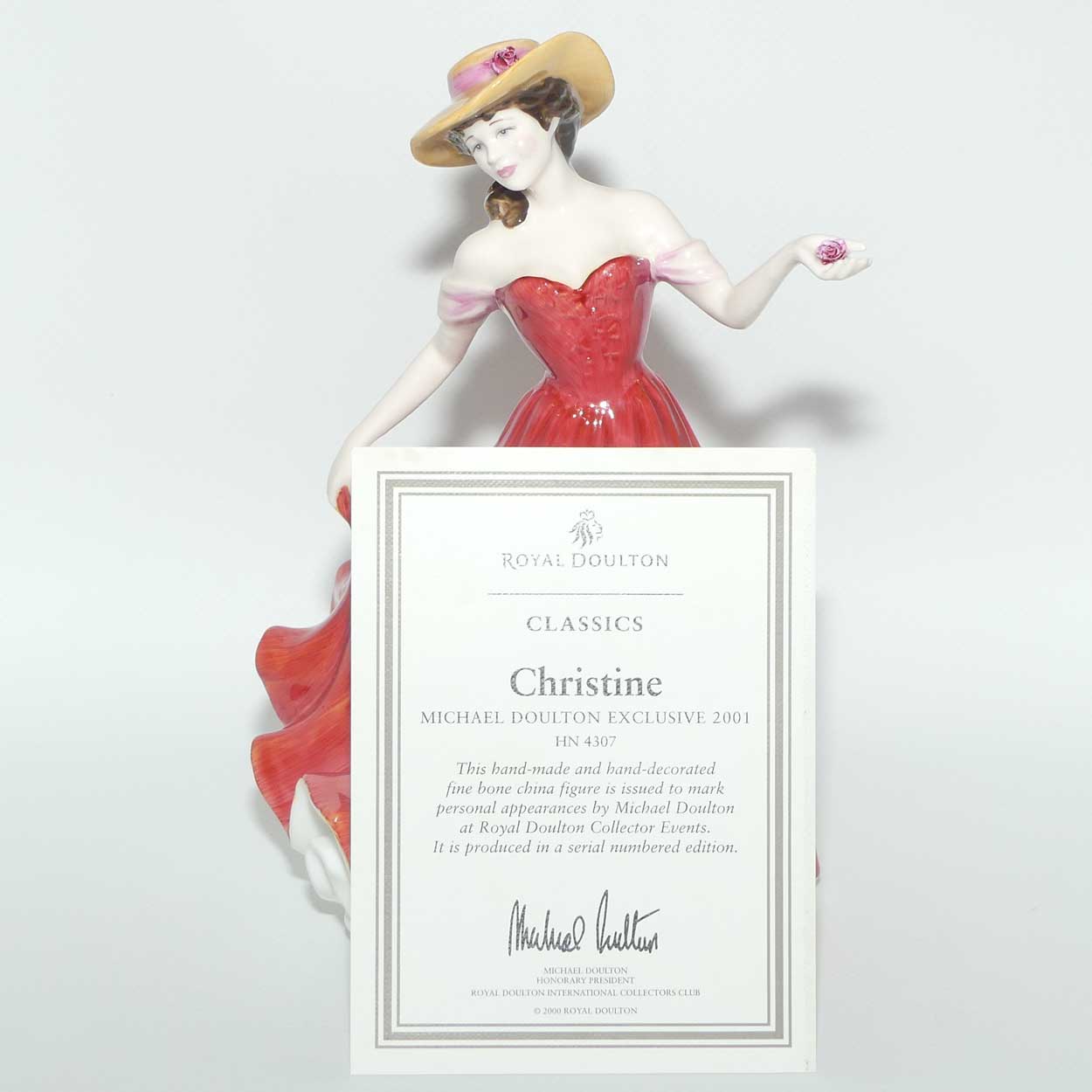HN4307 Royal Doulton figure Christine | Michael Doulton Exclusive 2001 | boxed
