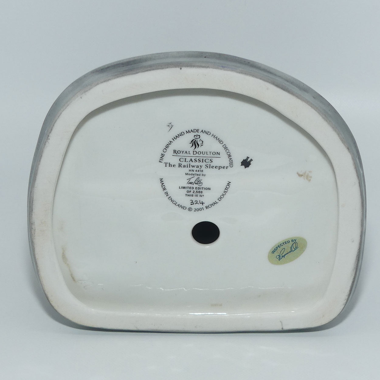Basestamp | HN4418 Royal Doulton character figure The Railway Sleeper | Ltd Ed