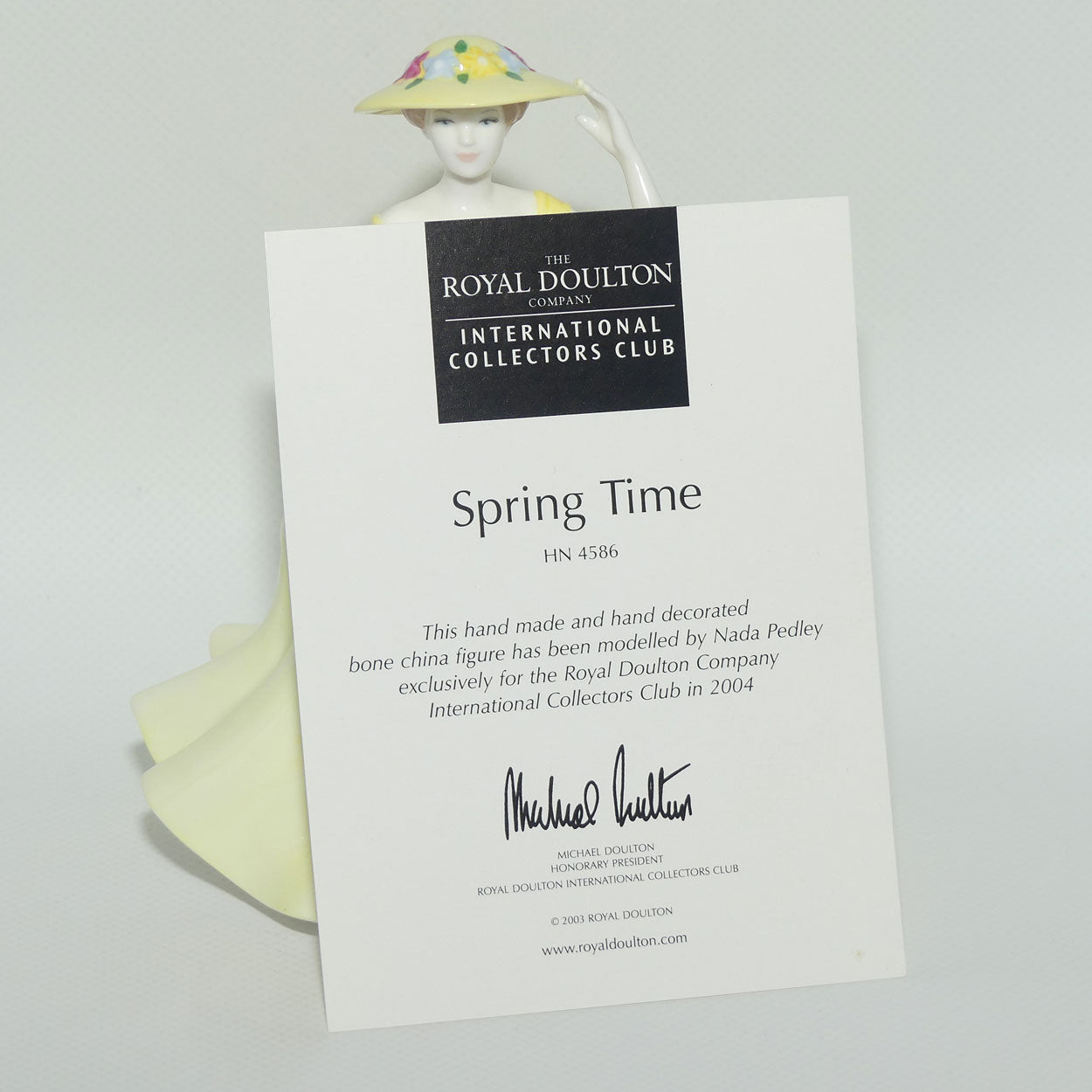 HN4586 Royal Doulton figure Springtime | RDICC Exclusive | signed | boxed