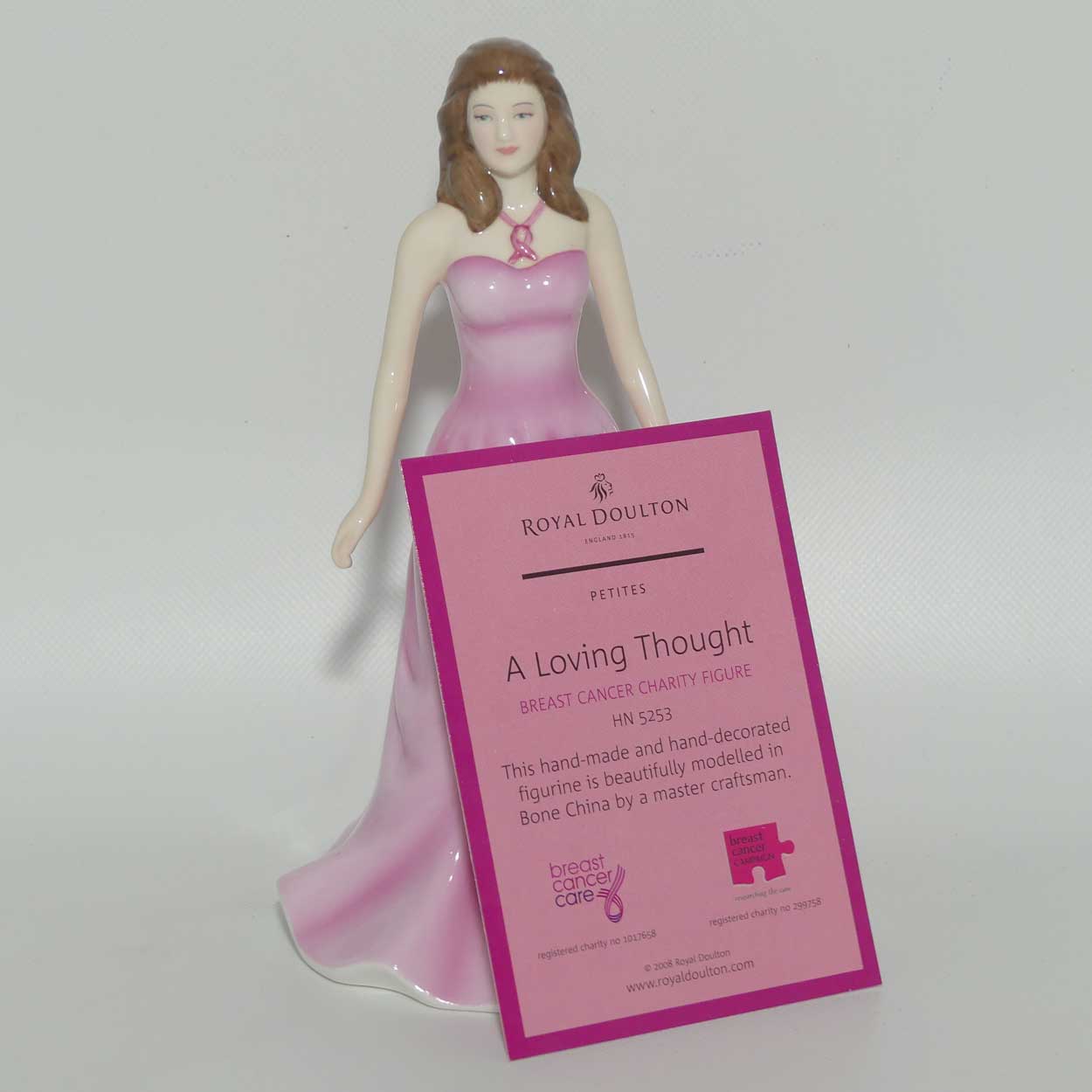 HN5253 Royal Doulton figure A Loving Thought | Breast Cancer Charity piece | signed | boxed