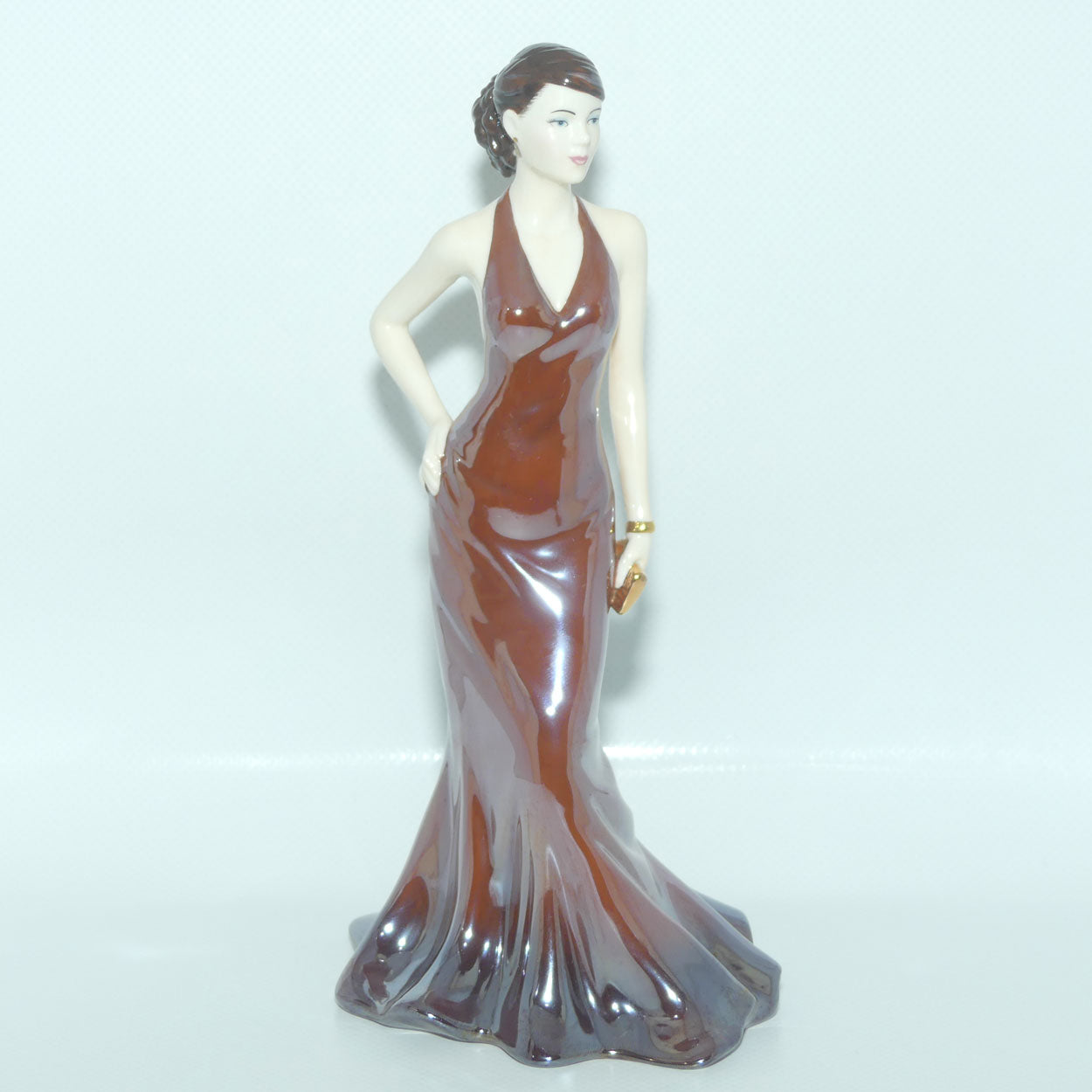 HN5261 Royal Doulton figure Lisa | unusual Copper Lustre finish | boxed