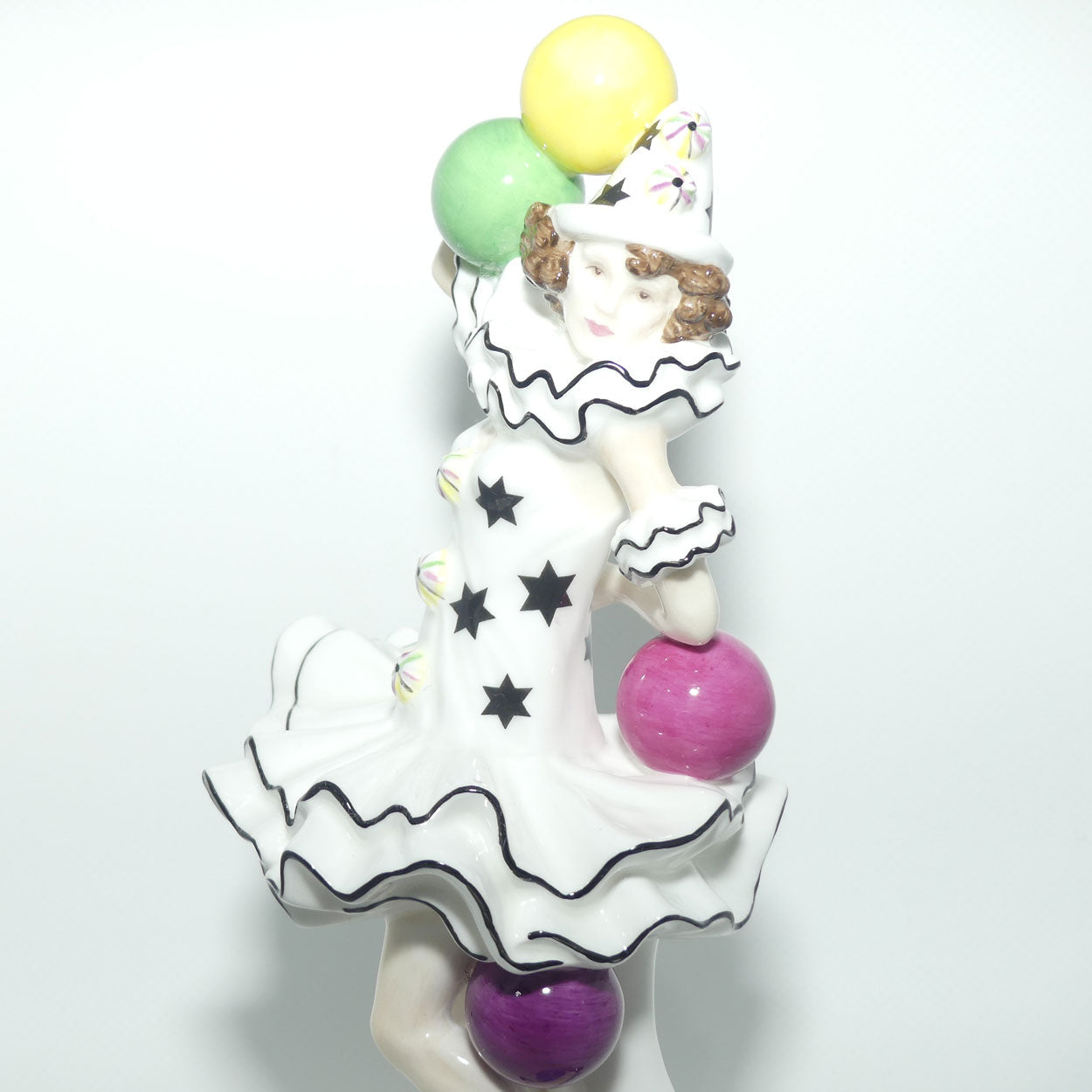 HN5306 Royal Doulton Prestige figure Harlequina | Balloon Clowns | Ltd Ed | boxed