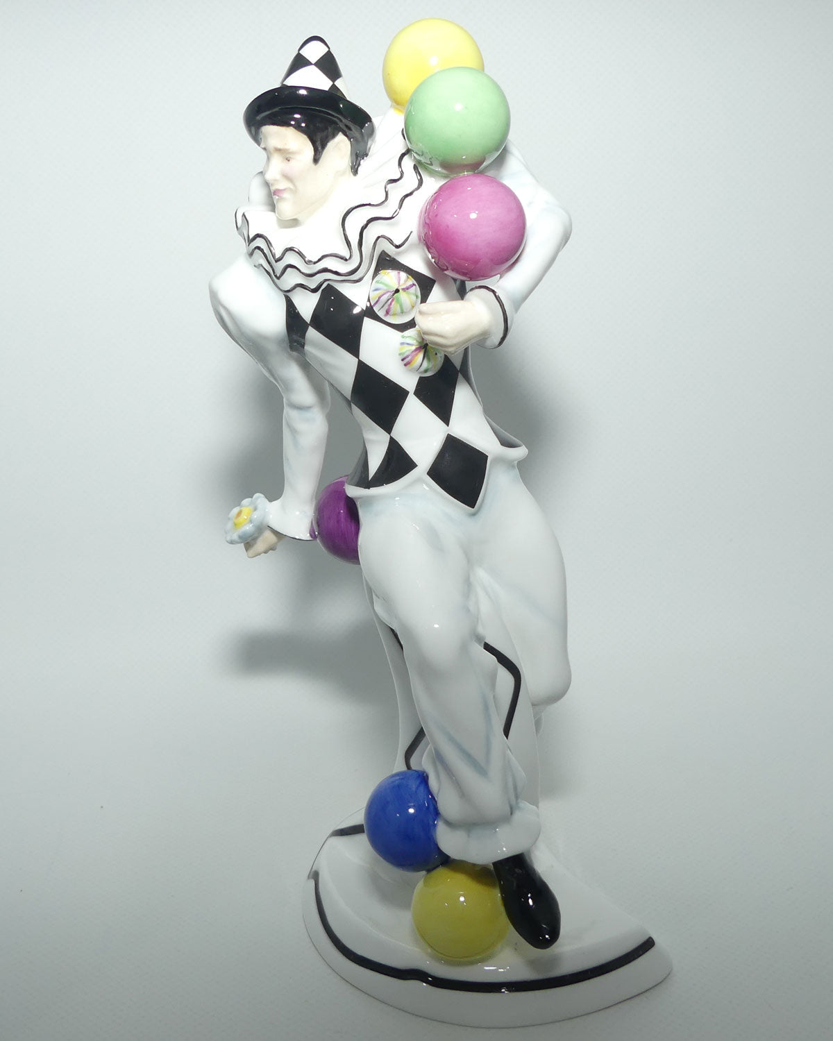 HN5307 Royal Doulton Prestige figure Jongleur | Balloon Clowns | Ltd Ed | boxed