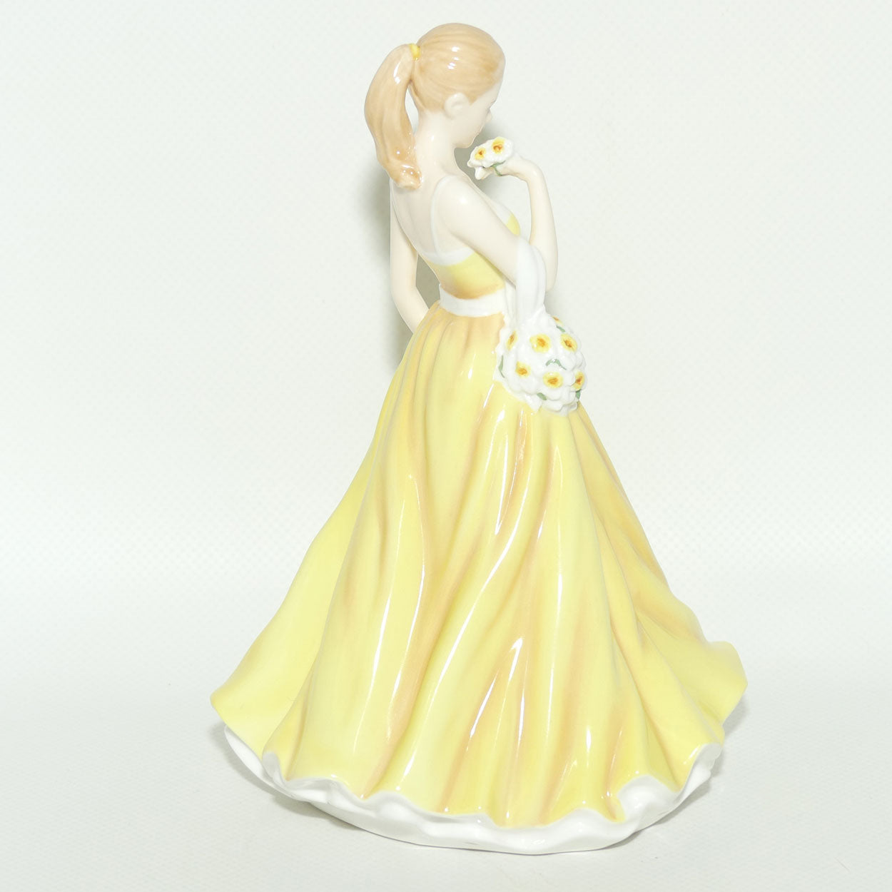 HN5502 Royal Doulton figure | Flower of the Month series | March Jonquil Devotion