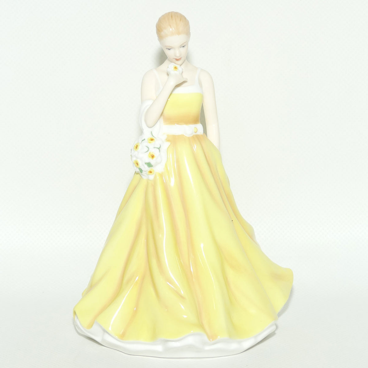 HN5502 Royal Doulton figure | Flower of the Month series | March Jonquil Devotion