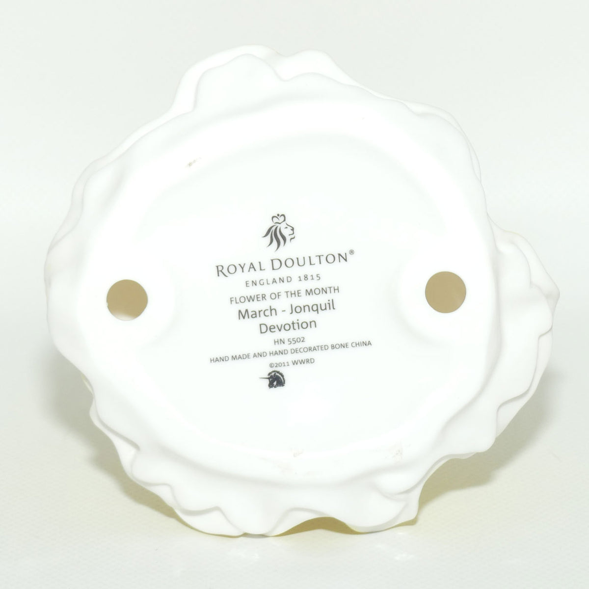 HN5502 Royal Doulton figure | Flower of the Month series | March Jonquil Devotion