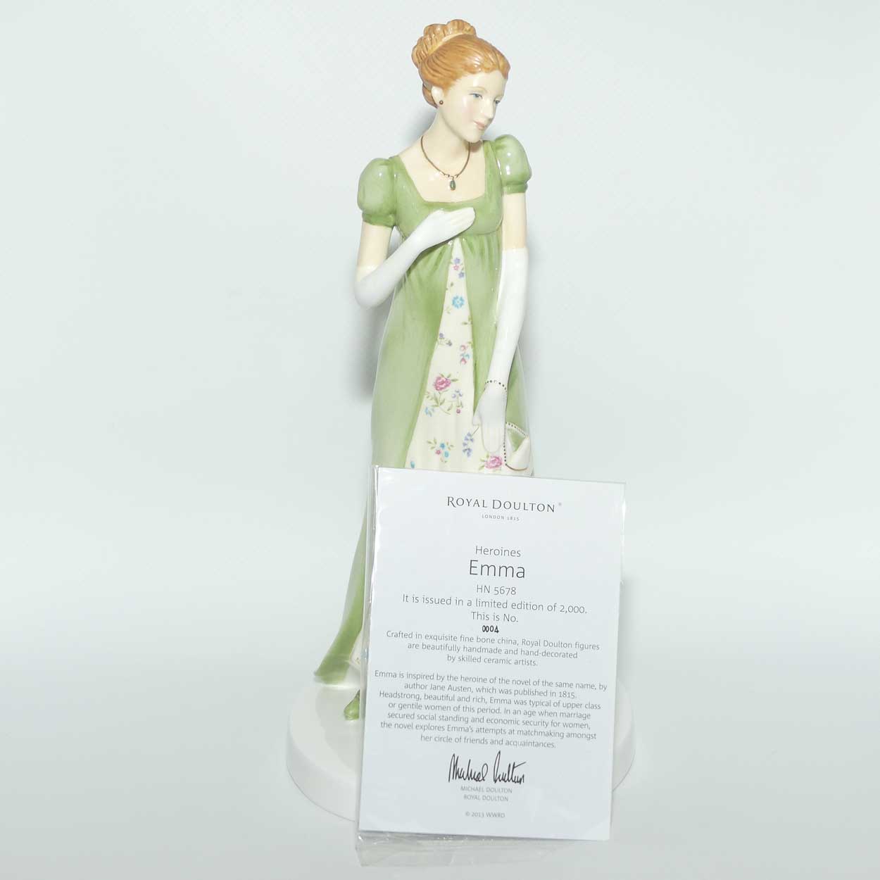 HN5678 Royal Doulton figure Emma | Heroines | LE 4/2000 | boxed