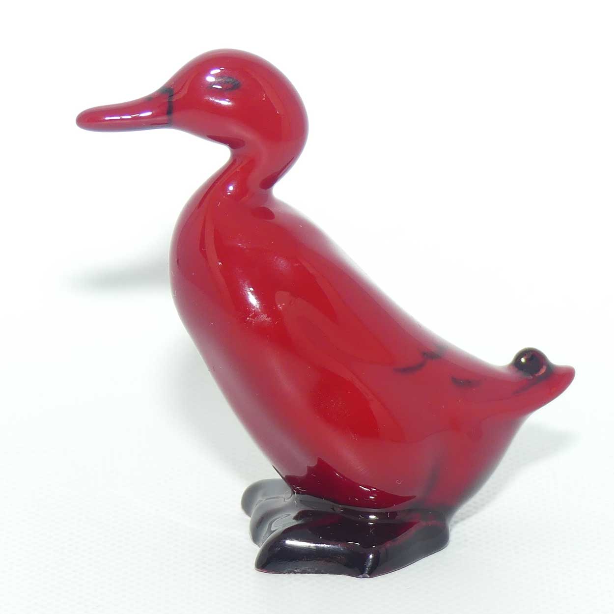 HN0806 Royal Doulton Flambe Duck Standing | Small #1