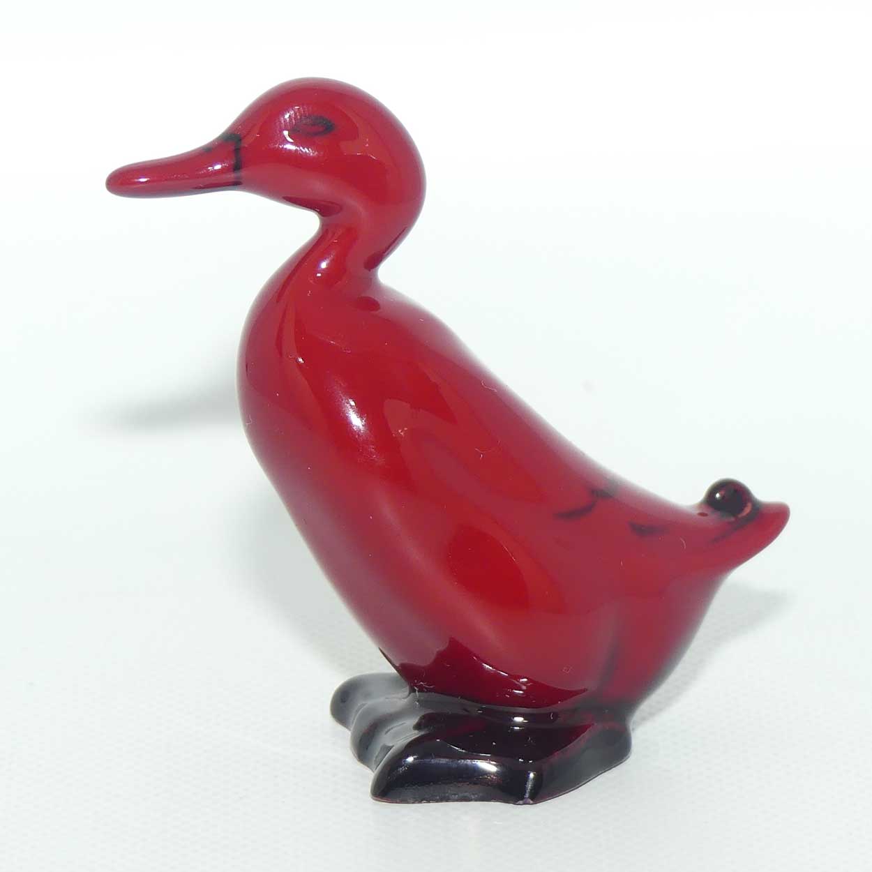 HN0806 Royal Doulton Flambe Duck Standing | Small #1