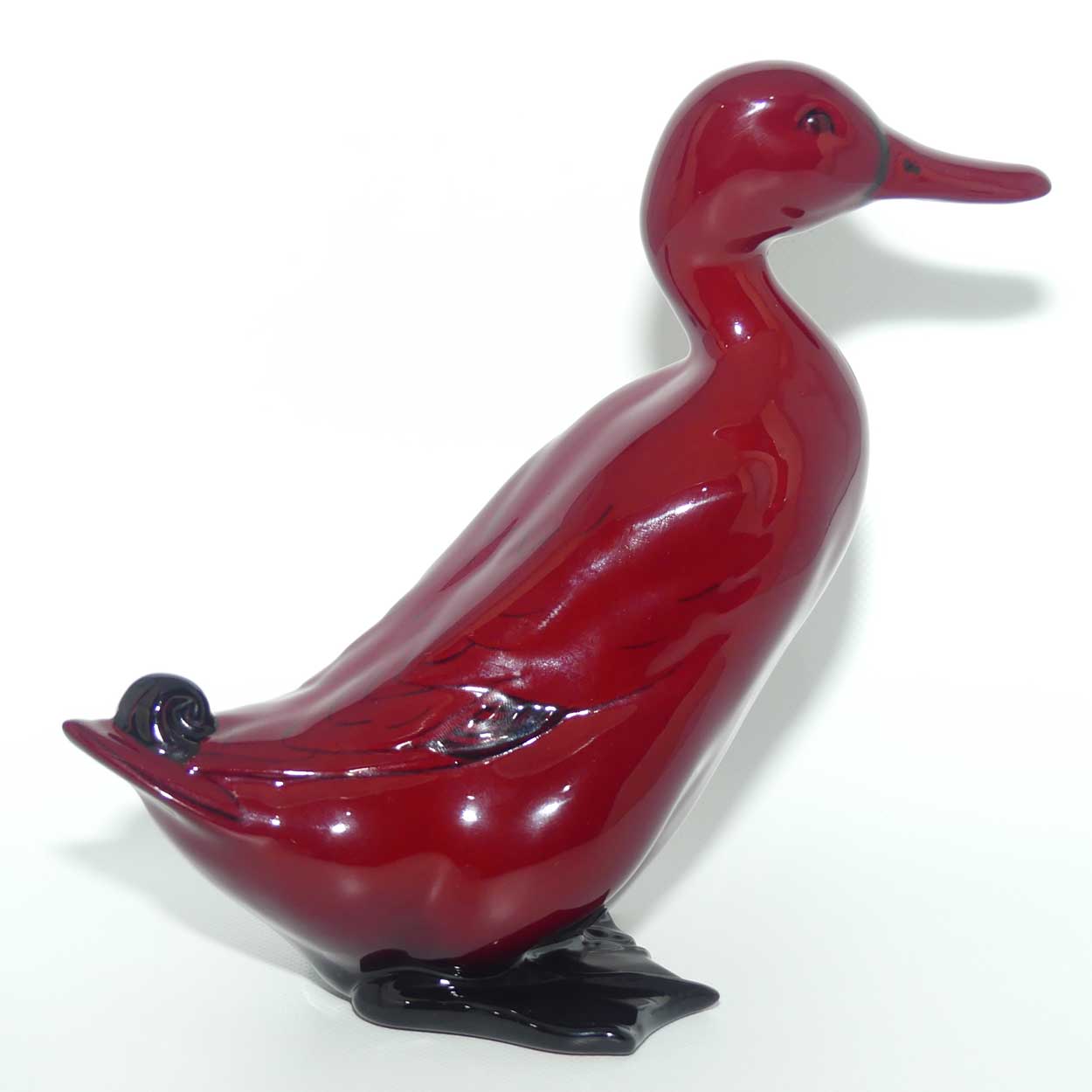 HN0956 Royal Doulton Flambe Mallard Drake Standing | signed