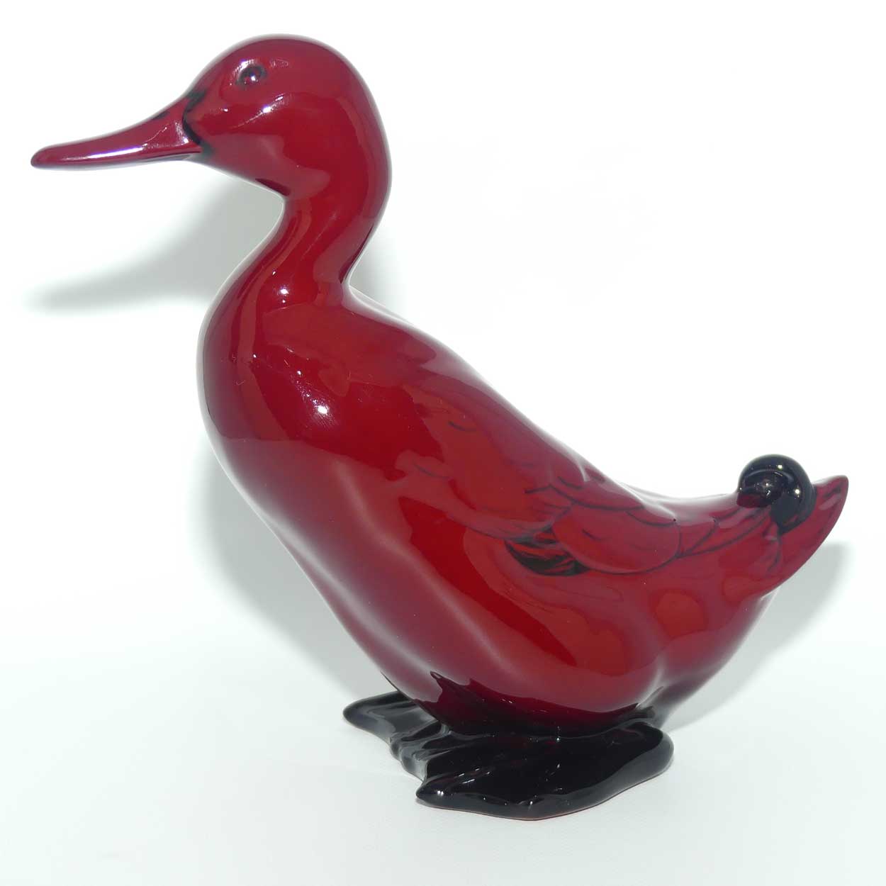 HN0956 Royal Doulton Flambe Mallard Drake Standing | signed
