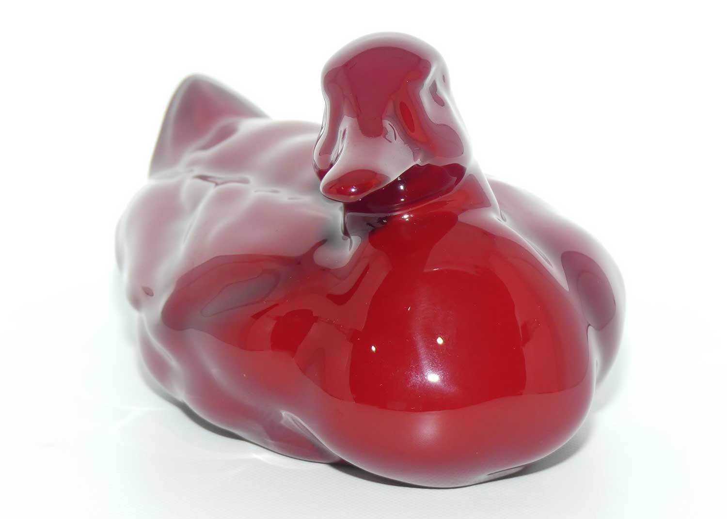 HN0977 Royal Doulton Flambe Drake Resting (Large)