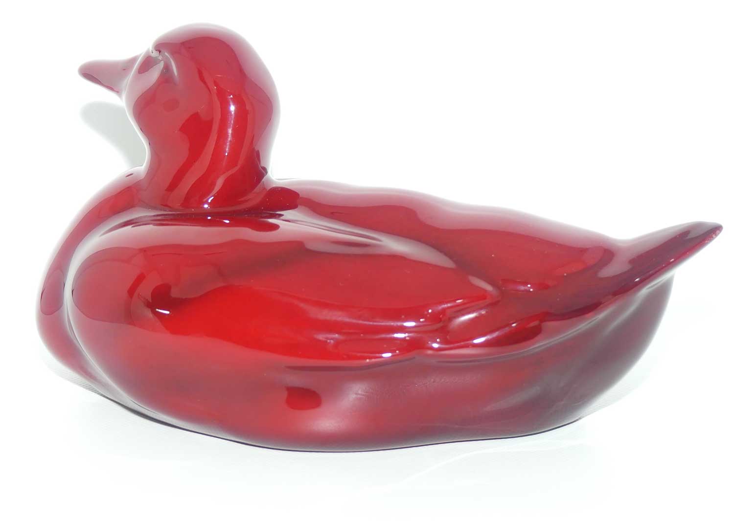 HN0977 Royal Doulton Flambe Drake Resting (Large)