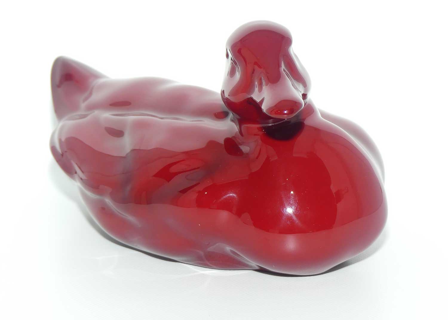 HN0977 Royal Doulton Flambe Drake Resting (Large)