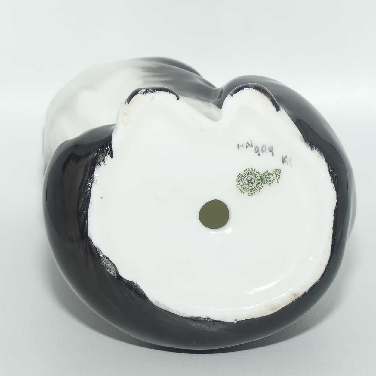 HN0999 Royal Doulton Persian Cat | Black & White | #2