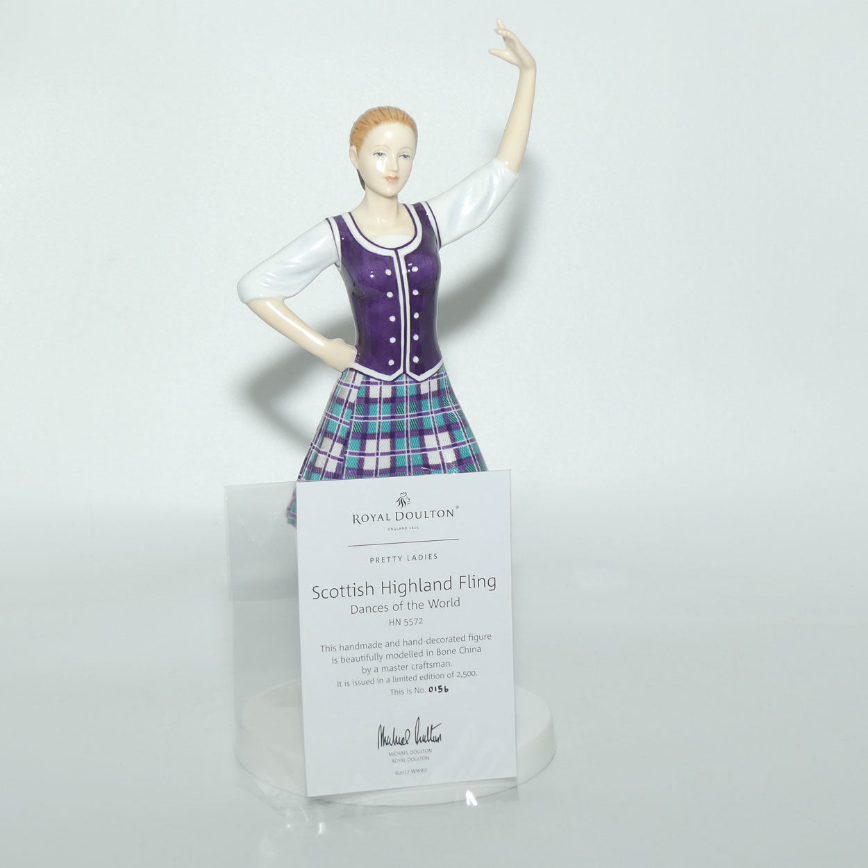HN5572 Royal Doulton figure Dances of the World | Scottish Highland Fling | LE 168/2500 | boxed