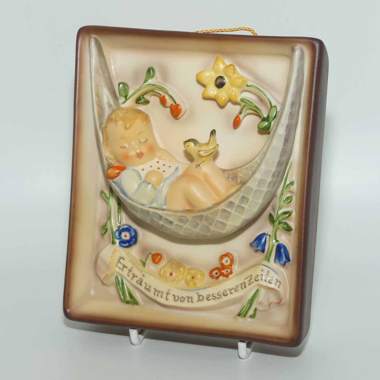 HUM165 MI Hummel plaque Swaying Lullaby | TMK7 | boxed