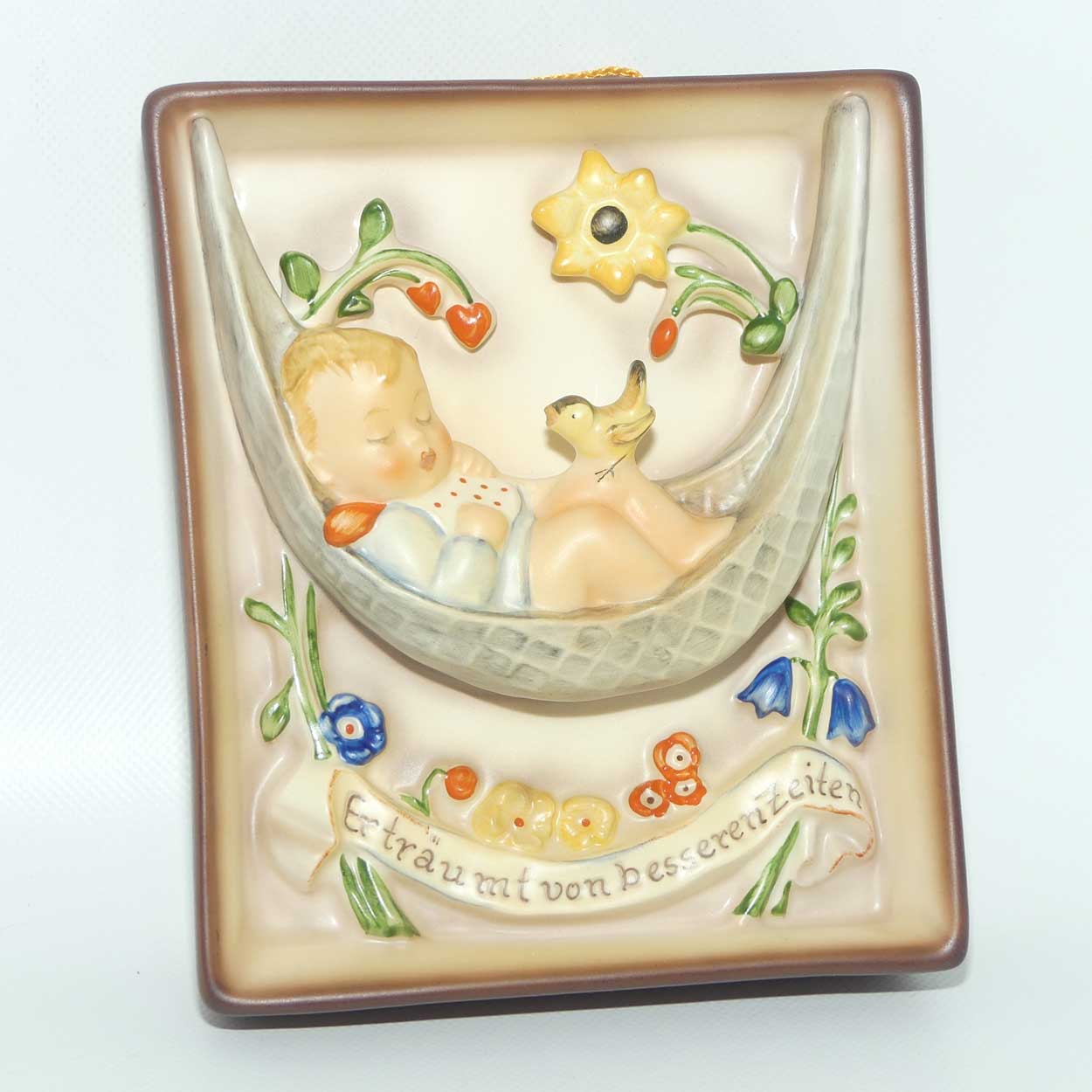HUM165 MI Hummel plaque Swaying Lullaby | TMK7 | boxed