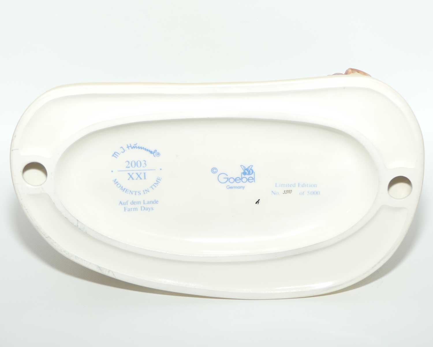 HUM2165 MI Hummel figure Farm Days | TMK8 | Limited Edition of 5000 | boxed