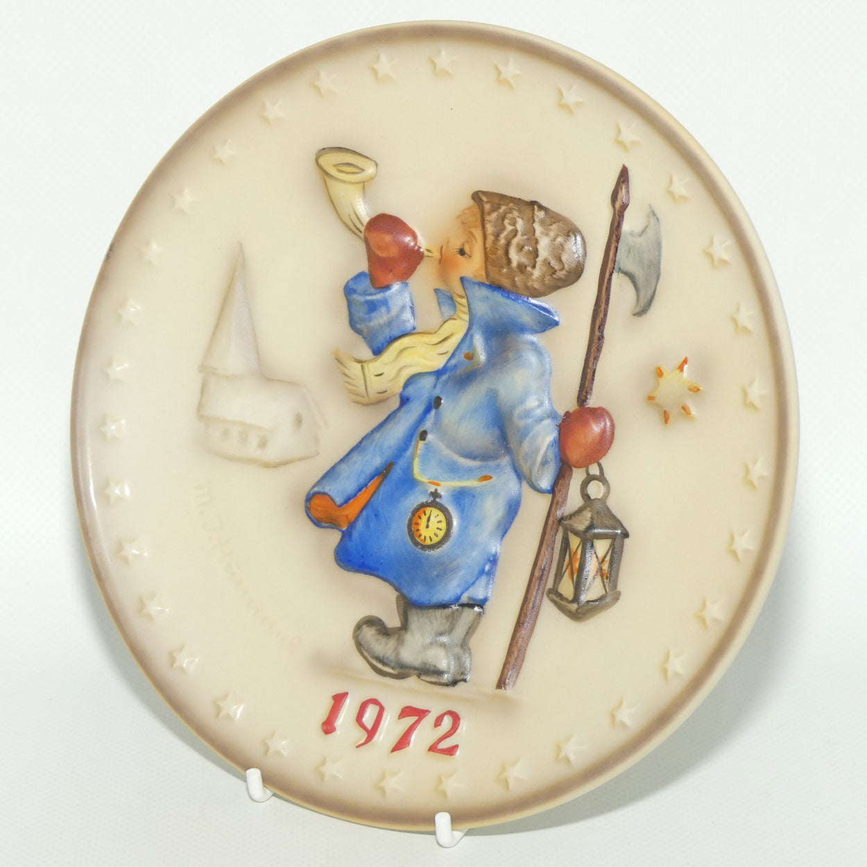 HUM0265 MI Hummel Annual Plate 1972 | Hear Ye, Hear Ye | Boxed