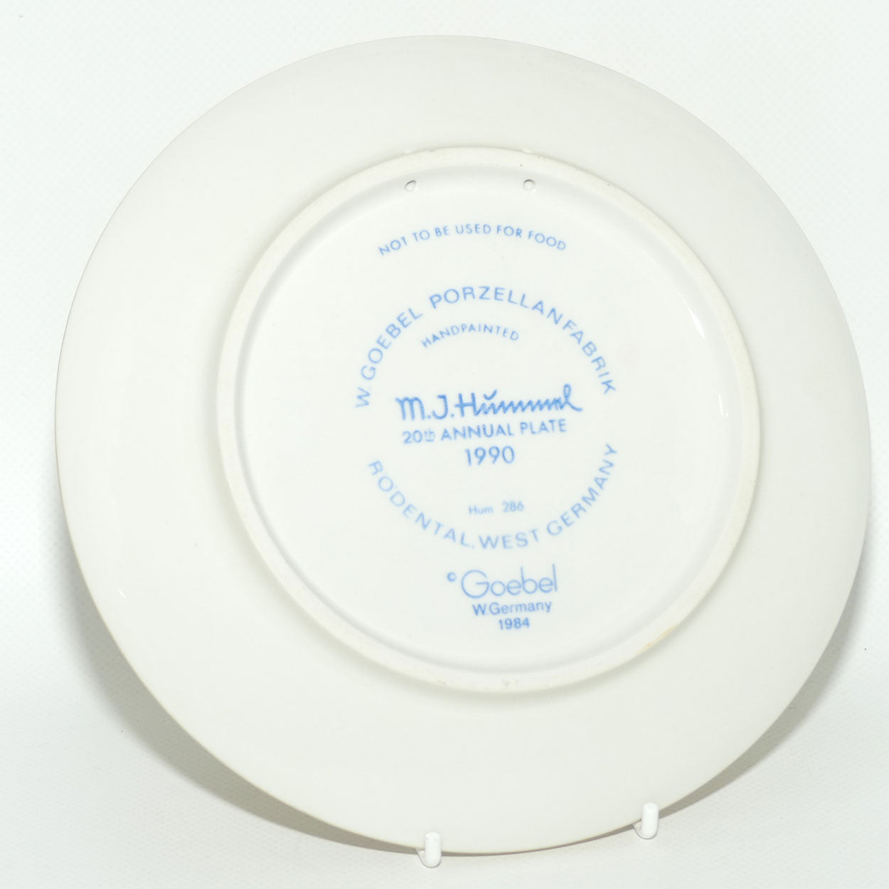 HUM0286 MI Hummel Annual Plate 1990 | Shepherd's Boy