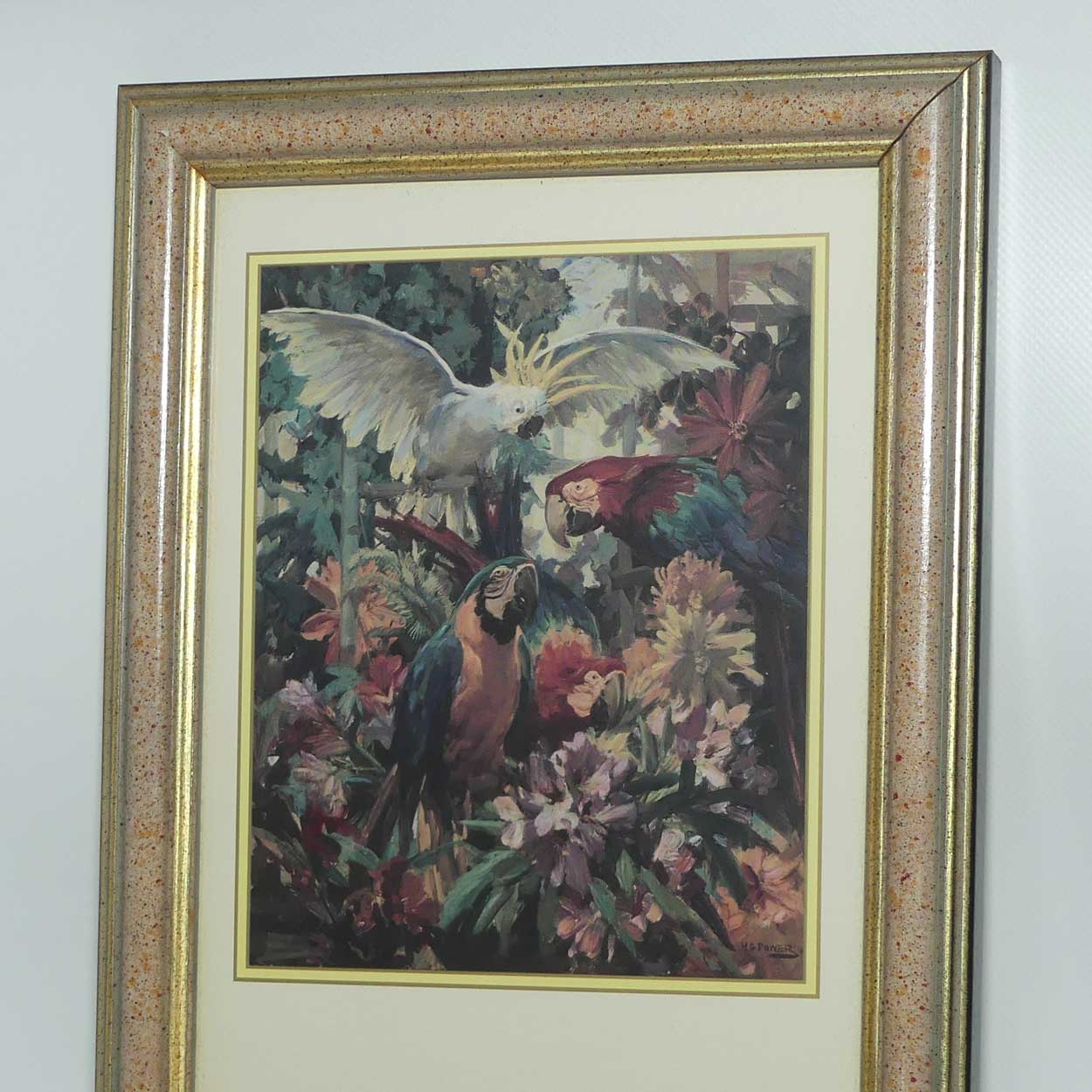 H Septimus Power miniature framed print | The Aviary