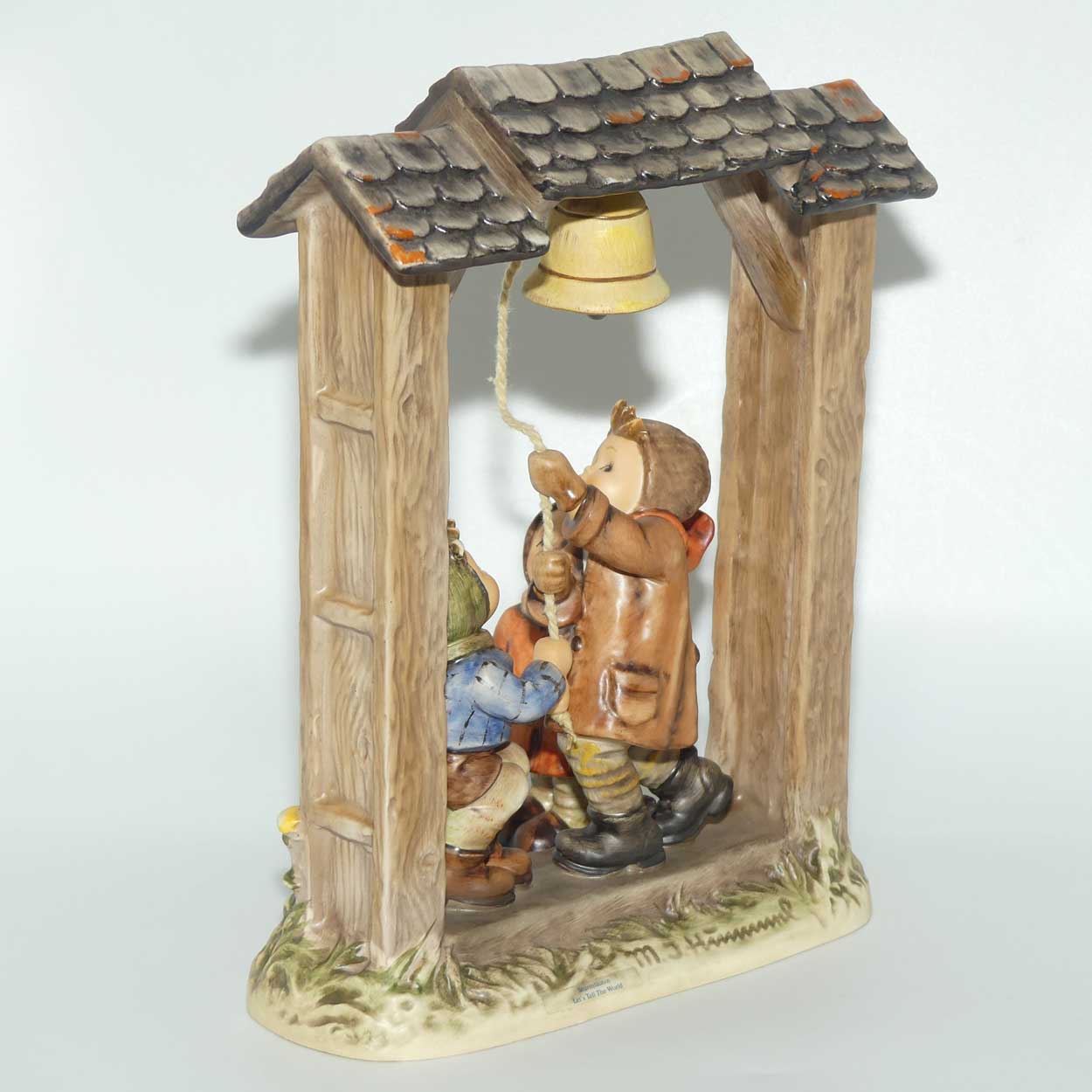 HUM0487 MI Hummel Let's Tell the World | MI Hummel Century Collection | boxed