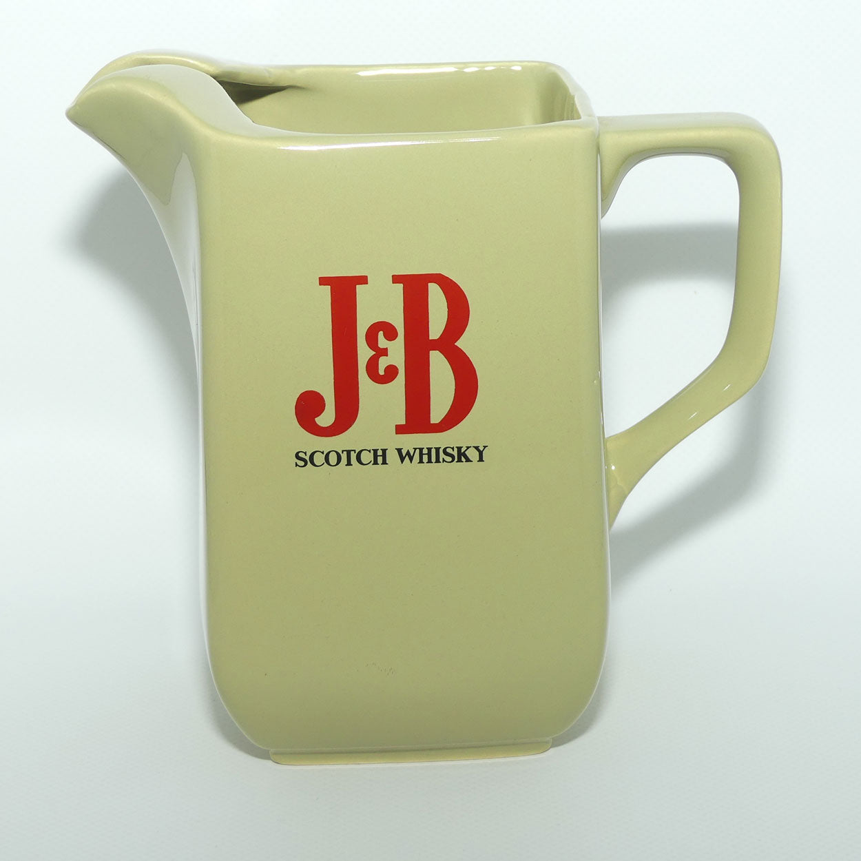 J & B Scotch Whisky water jug | Pale Khaki Green