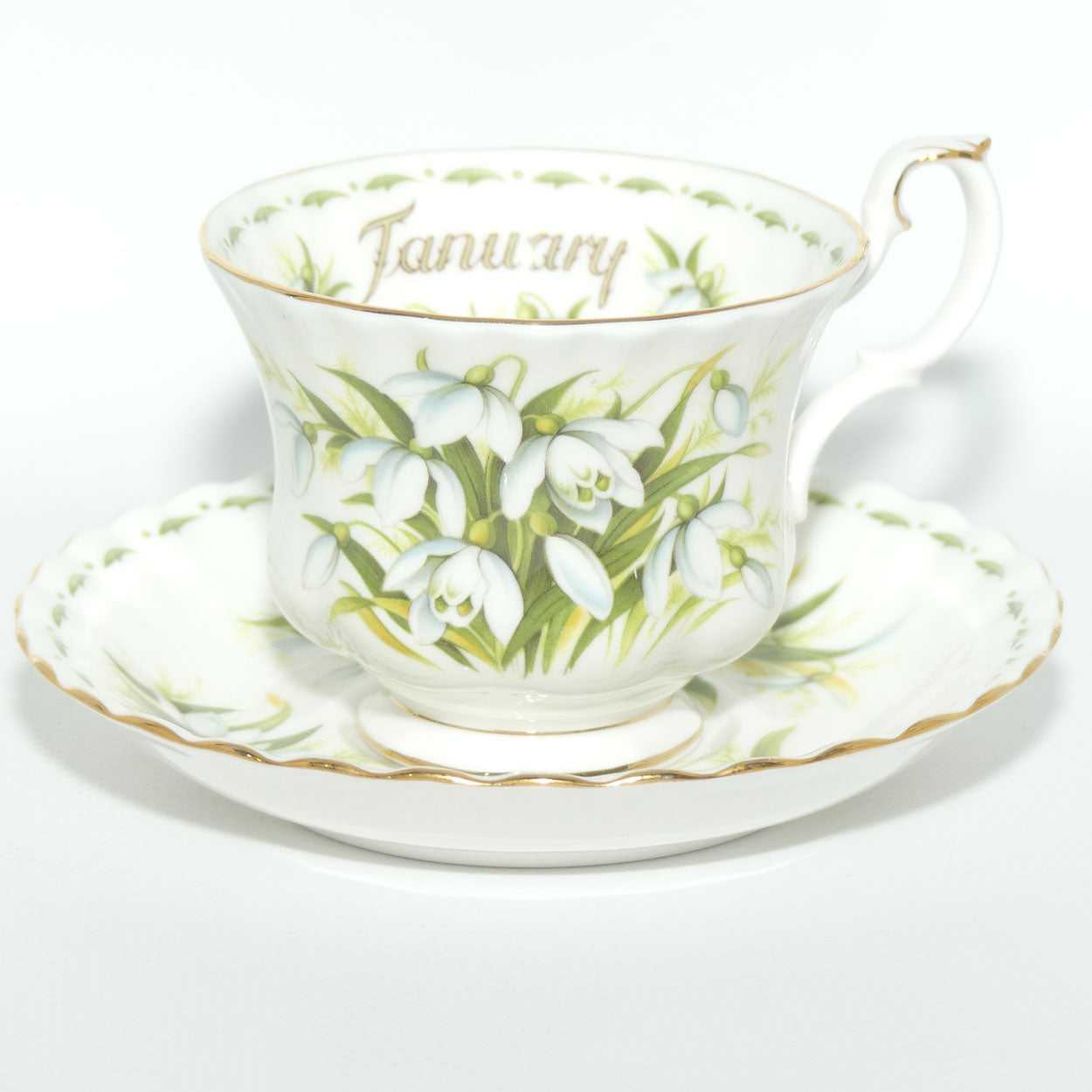 Royal Albert Bone China England | Flower of the Month series | January duo