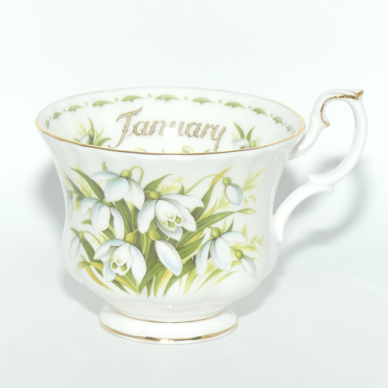 Royal Albert Bone China England | Flower of the Month series | January duo