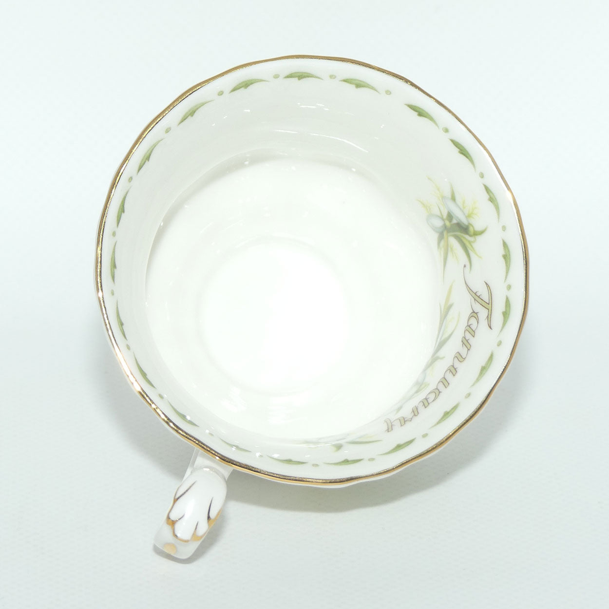 Royal Albert Bone China England | Flower of the Month series | January duo
