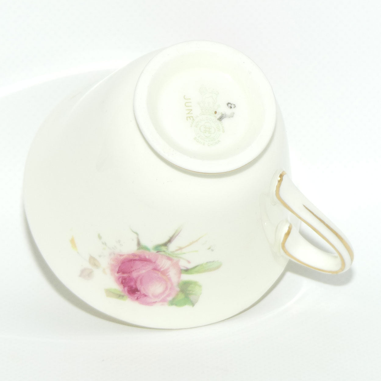 Royal Doulton June Roses tea trio | #2