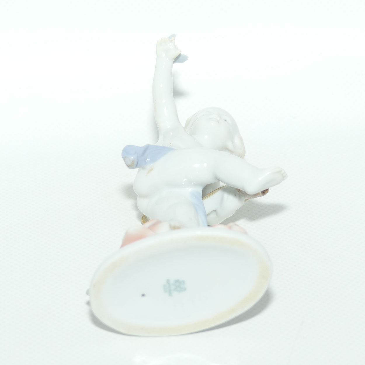 KP Ilmenau Germany figure of Cherub with Butterfly on Hand