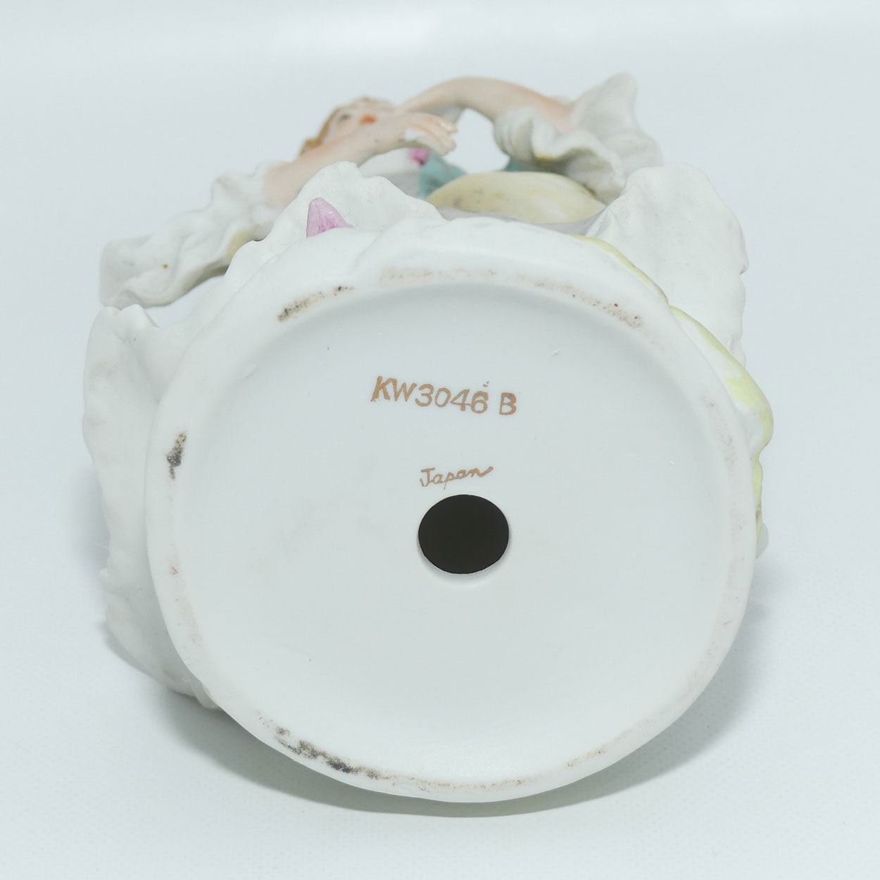 Vintage Japan Bisque | Victorian Style Lady | Crinoline Lady figure