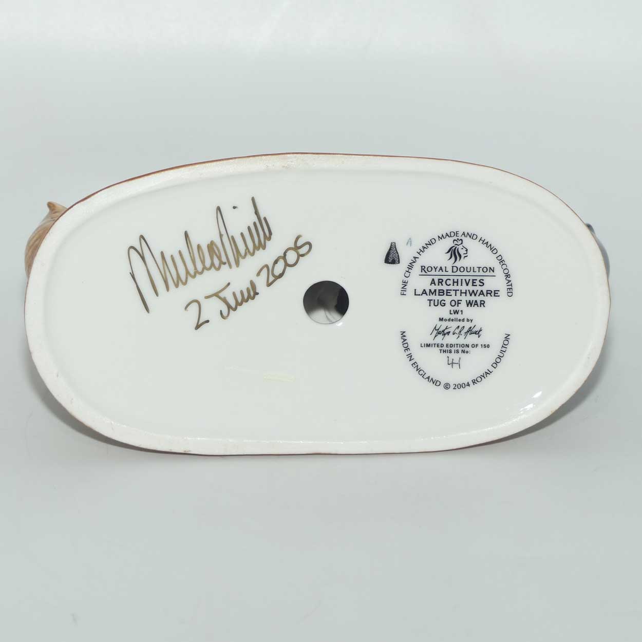 LW1 Royal Doulton Archives Lambethwares Tug of War | LE 41/150