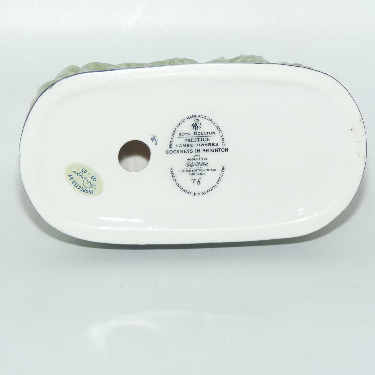 LW3 Royal Doulton Archives Lambethwares Cockneys in Brighton | LE 76/150