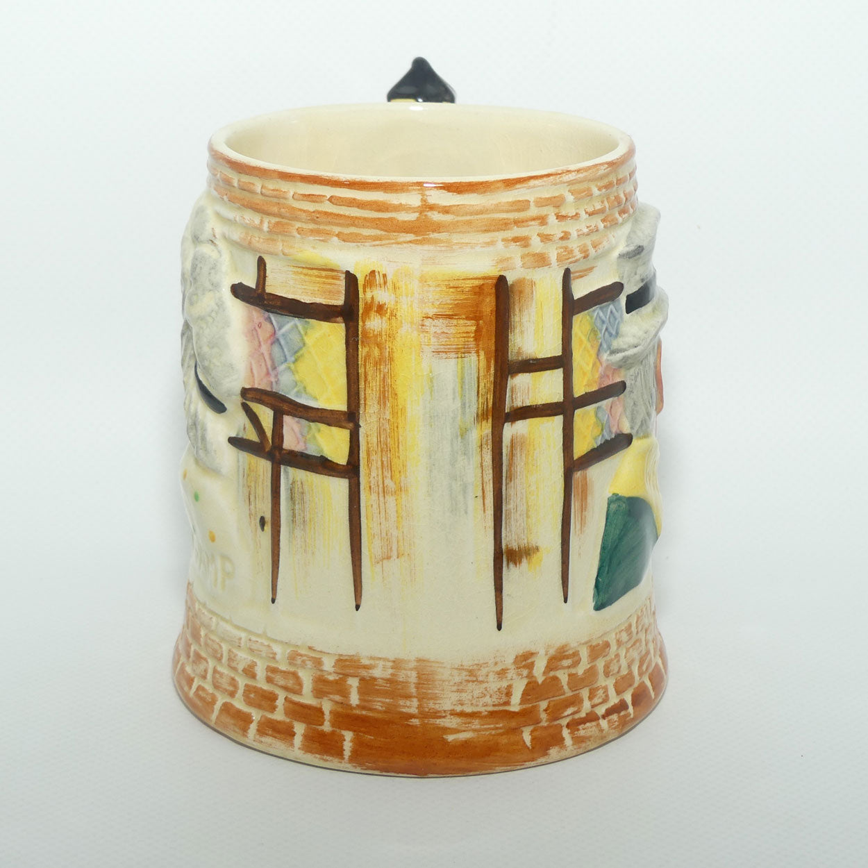 Lancaster and Sandland mug | Dickens low relief | Weller and Sairey Gamp