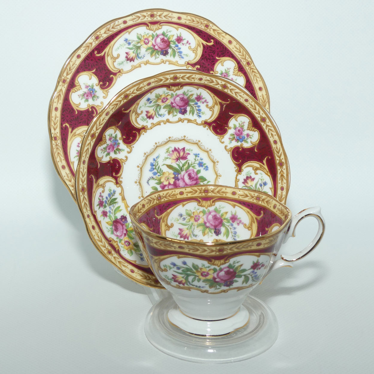 Royal Albert Bone China Lady Hamilton trio | early stamp