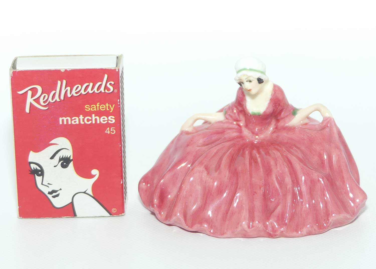 M21 Royal Doulton miniature figure Polly Peachum | Handwritten base stamp