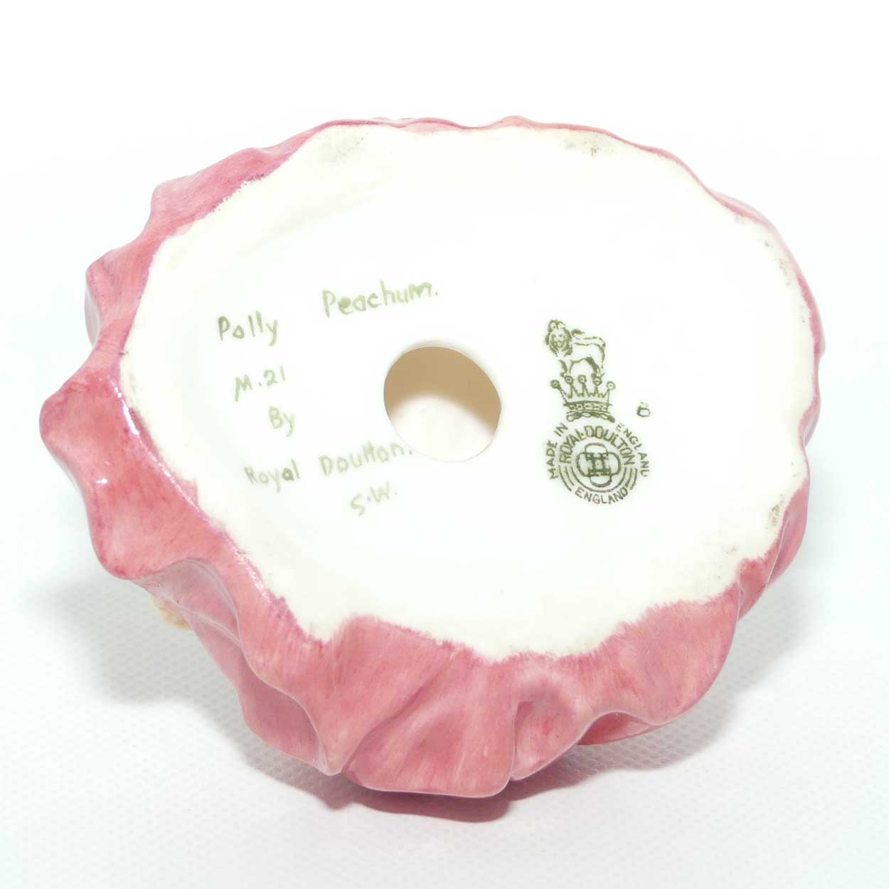 M21 Royal Doulton miniature figure Polly Peachum | Handwritten base stamp