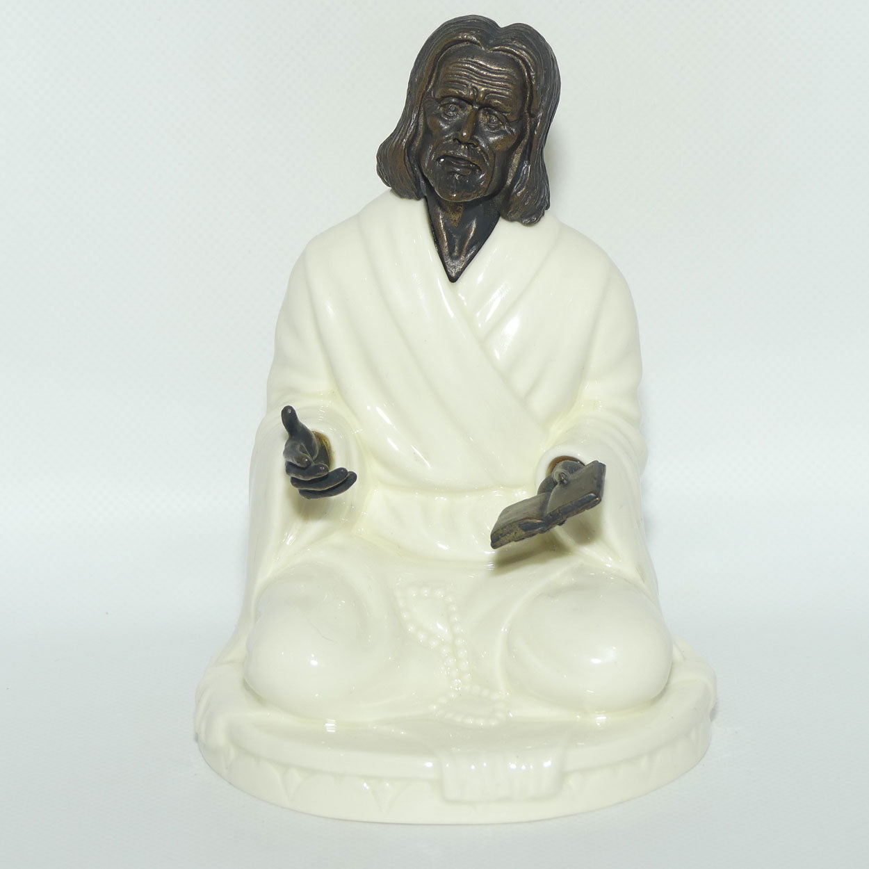 MS25 Minton The Sage figure | Porcelain and Cast Bronze