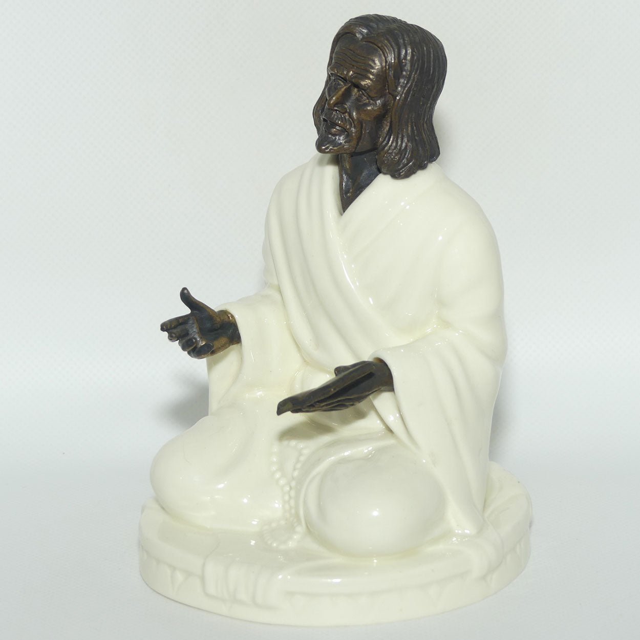 MS25 Minton The Sage figure | Porcelain and Cast Bronze