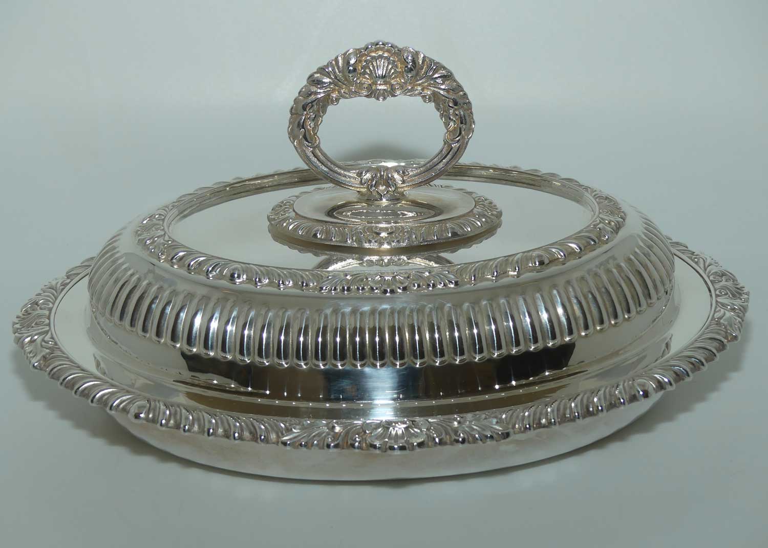 Walker and Hall Olde Sheffield Plate tureen | #1