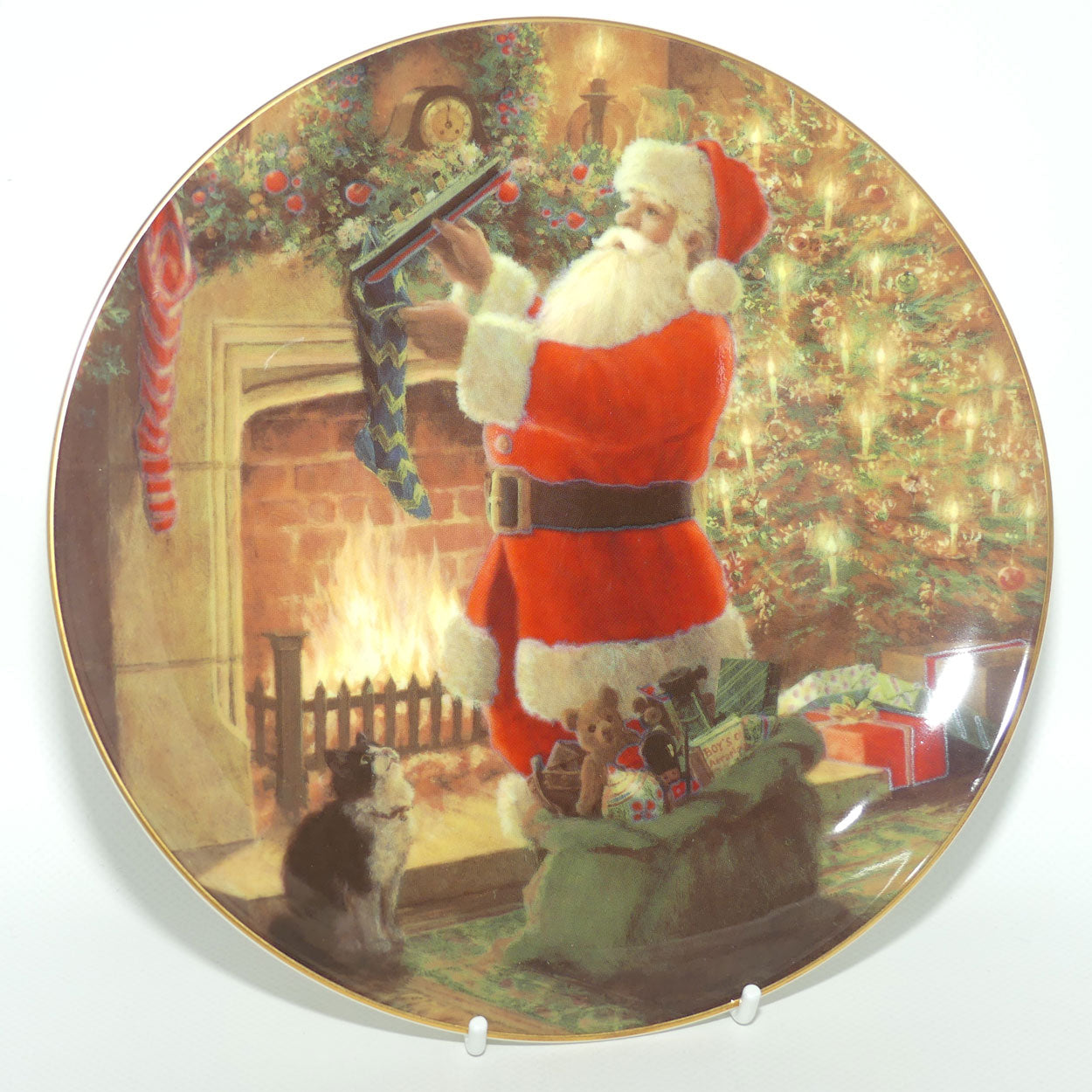 Royal Doulton plate PN100 | Christmas | The Stroke of Midnight | boxed