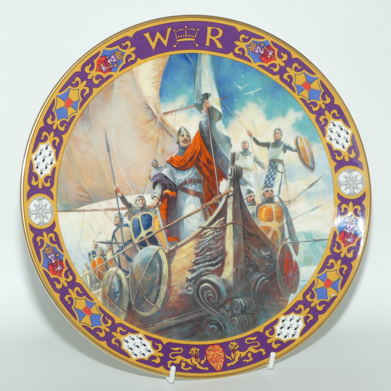Royal Doulton Kings and Queens of the Realm PN191 plate | William the Conqueror | LE79