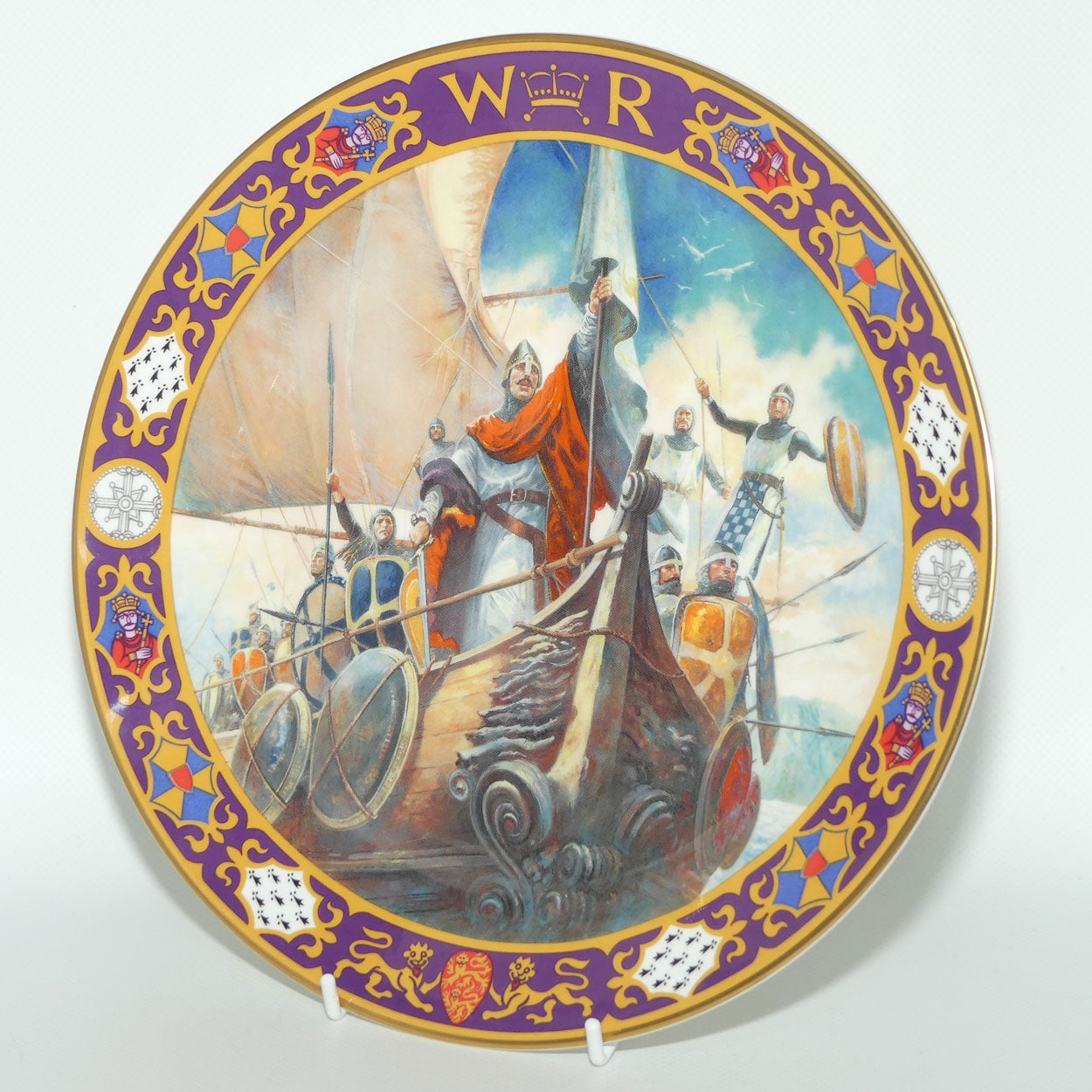 Royal Doulton Kings and Queens of the Realm PN191 plate | William the Conqueror | LE79