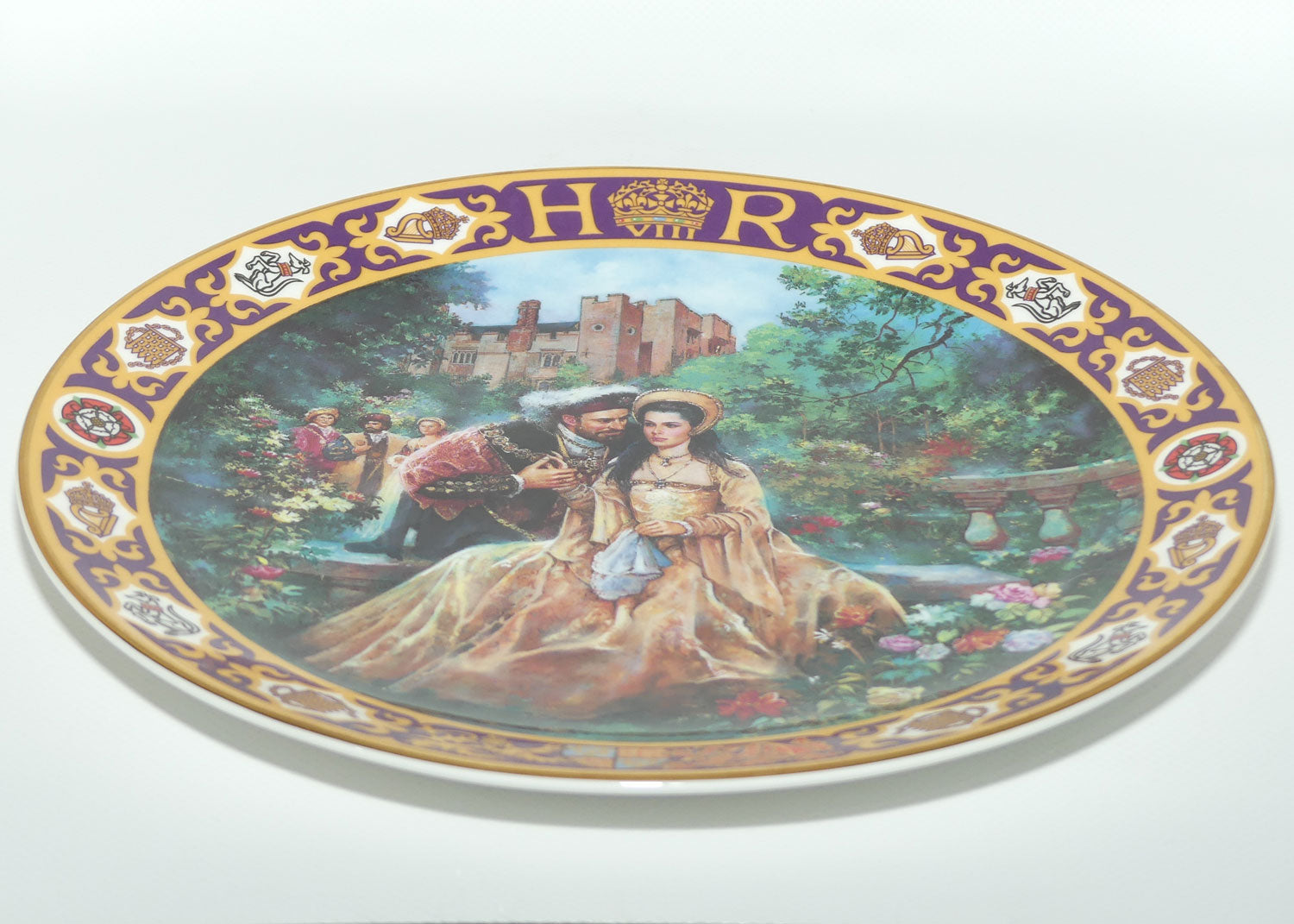 Kings and Queens of the Realm PN2 plate | Henry VIII in the Garden with Anne Boleyn | LE668