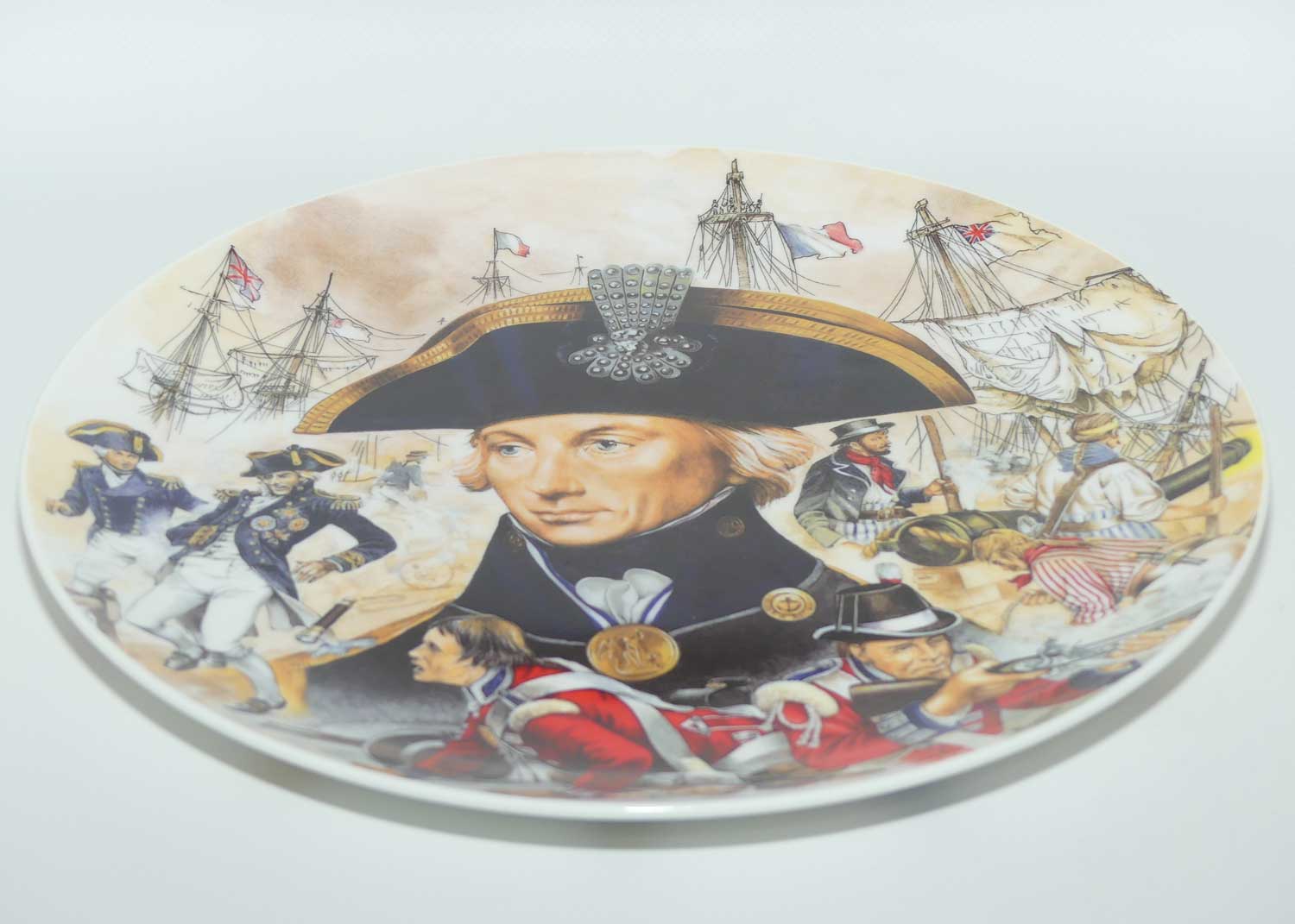 Royal Doulton Classics PN350 plate | Battle of Trafalgar depicts Vice Admiral Lord Horatio Nelson | LE1000