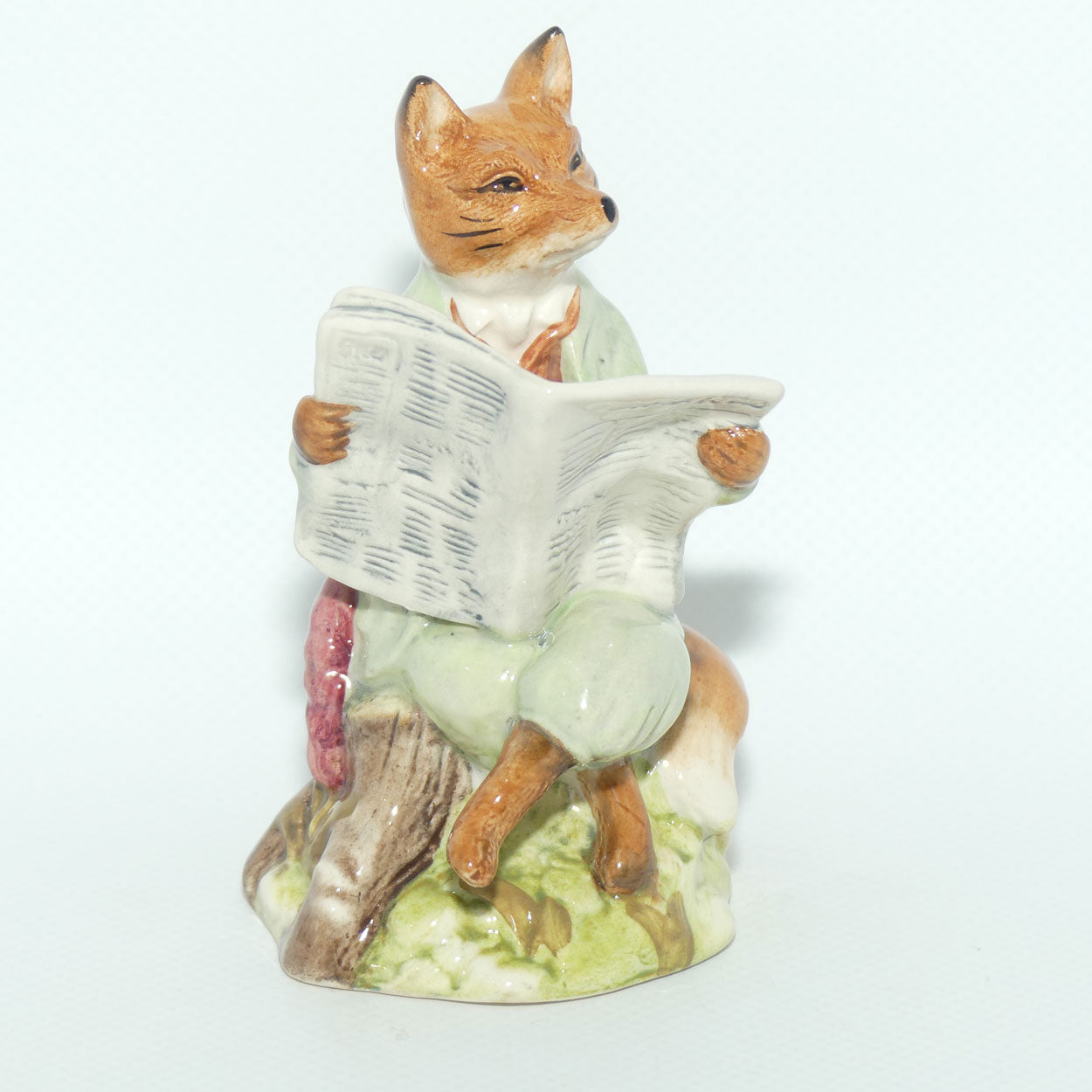 Royal Albert Beatrix Potter Foxy Reading Country News | BP6a | boxed