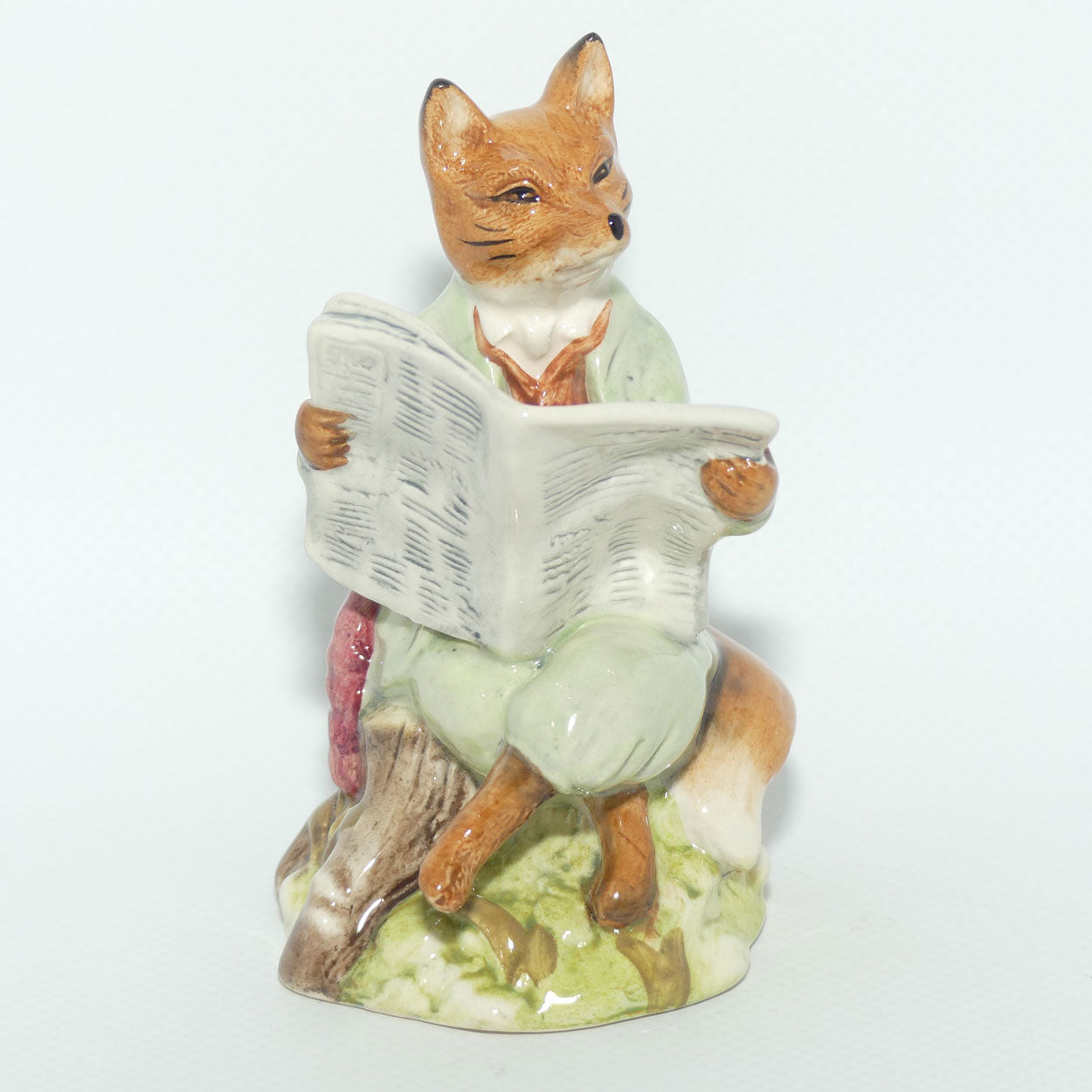 Royal Albert Beatrix Potter Foxy Reading Country News | BP6a | boxed
